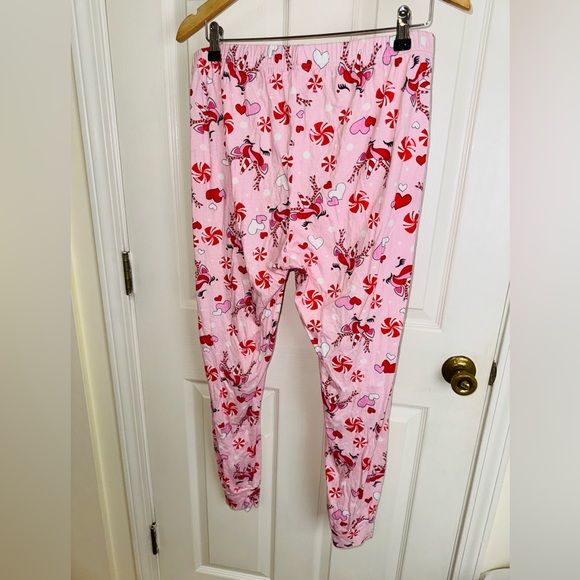 Unicorn peppermint knit pj's children's place Adult XXL - Picture 7 of 7